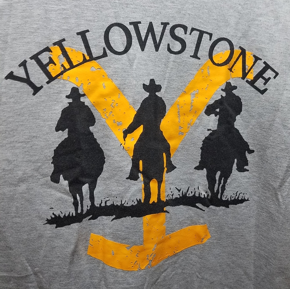 Yellowstone Y Brand Sweatshirt Gray Women's 2XL Dutton Ranch Paramount - Picture 3 of 7